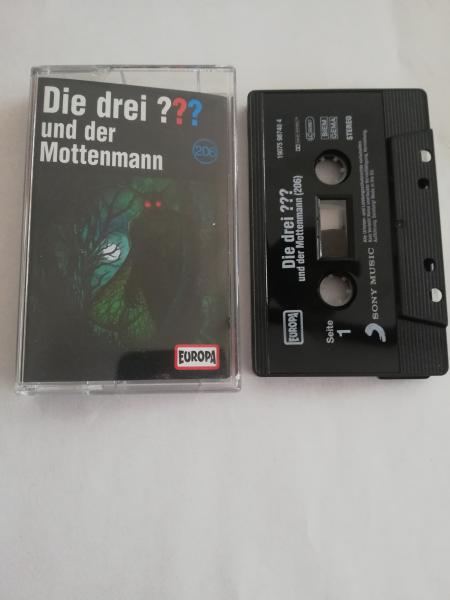 Die Drei Fragezeichen Folge 206 Und der Mottenmann Schwarz mit Weißen Druck 1907598740 4 Europa